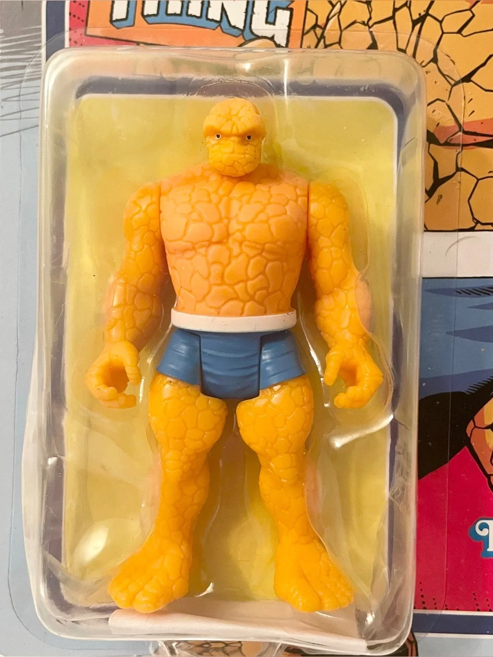 Marvel Legends Retro Fantastic Four The Thing 3.75" Action Figure Kenner - Picture 2 of 16
